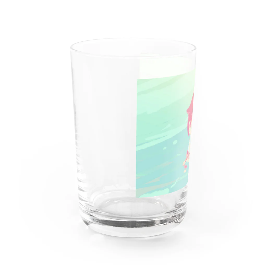 Puu-chのKawaii かわいいめばえちゃん Water Glass :left