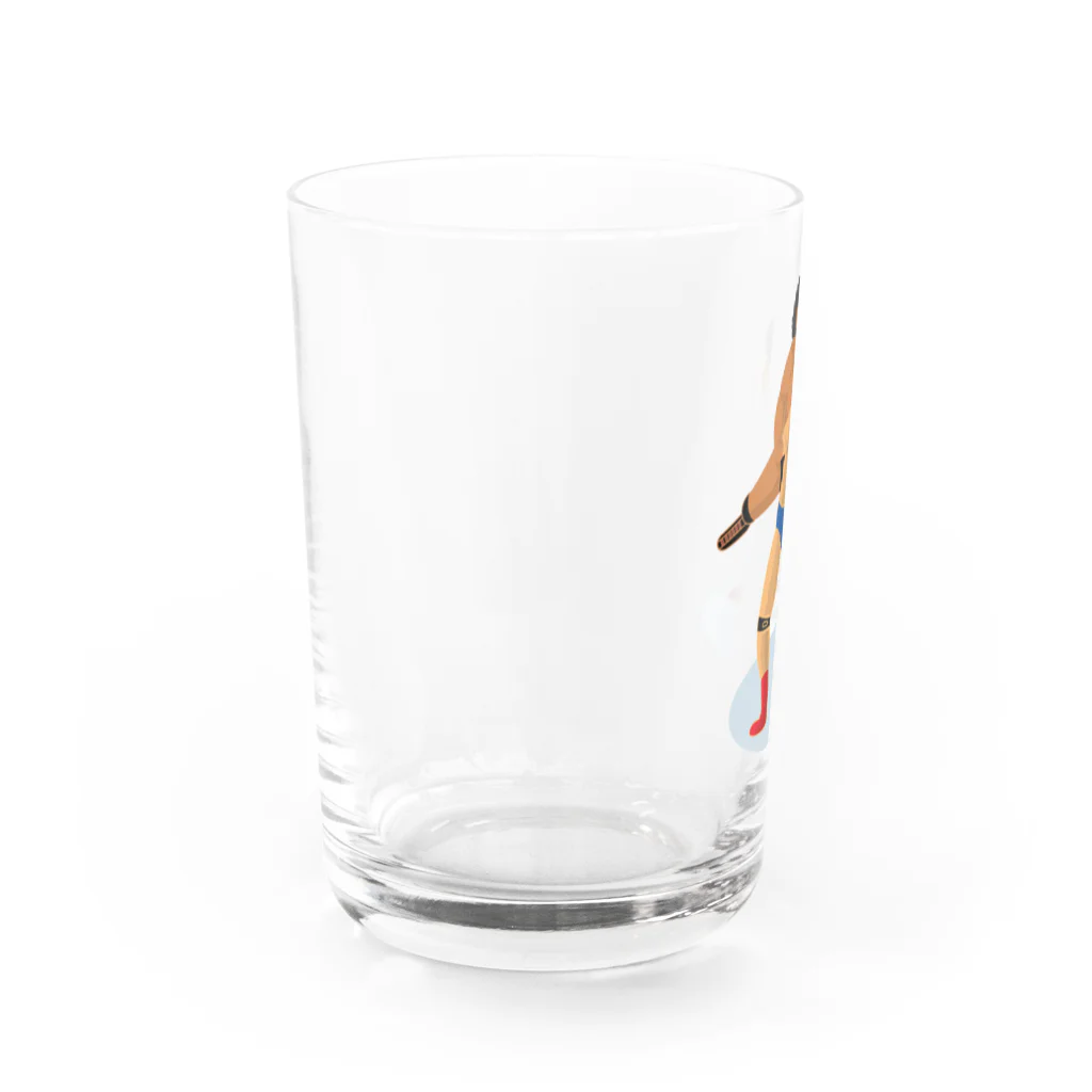 カルホルニワのバックドロップ Water Glass :left