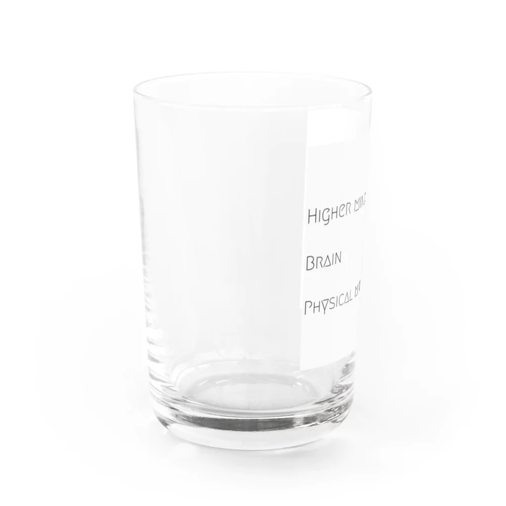 saru suberのhigher mind Water Glass :left