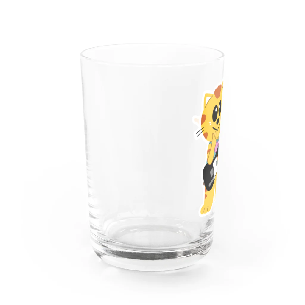 MOCOPOCOの浄法寺のねこ(テレキャス) Water Glass :left