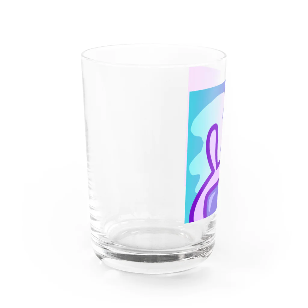 わわのお店のスペースウサギ Water Glass :left