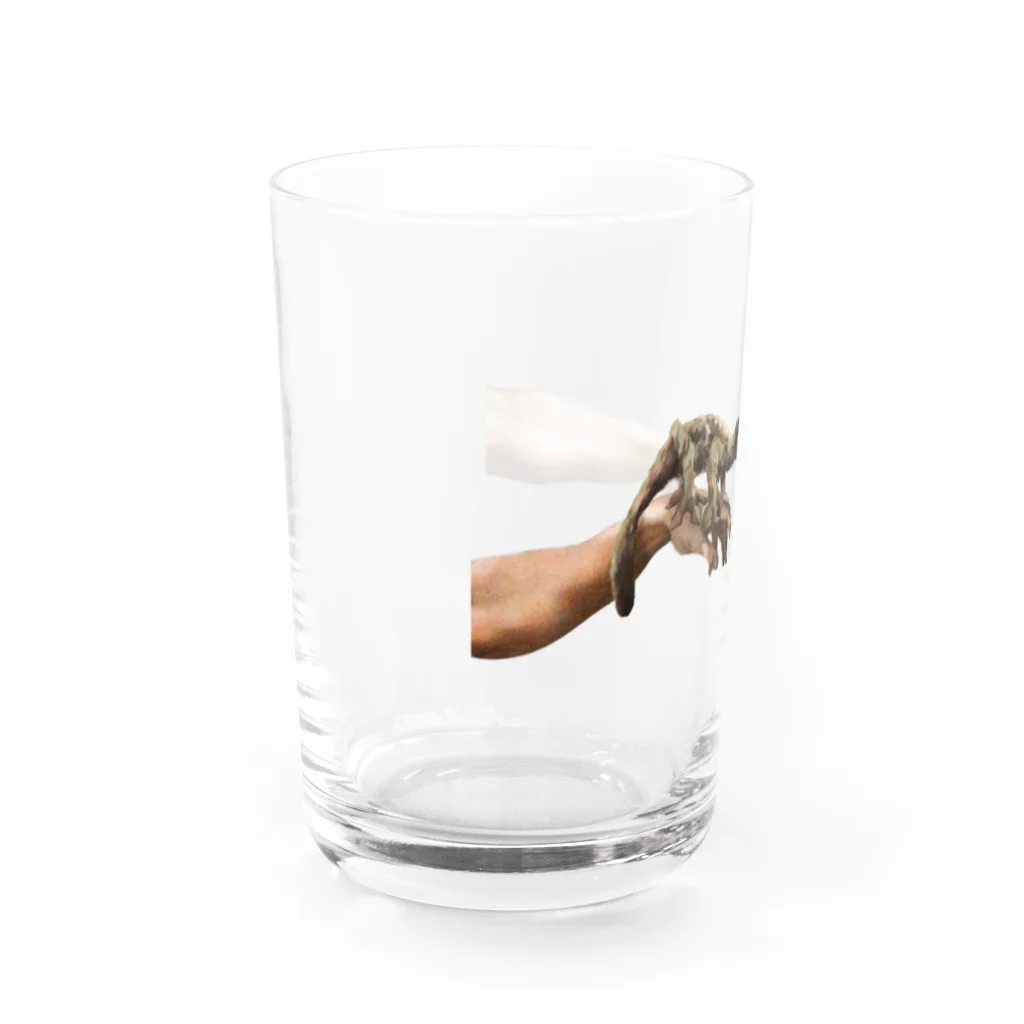 HermannStrasseのミケランジェロとフリンジヘラオヤモリ Water Glass :left