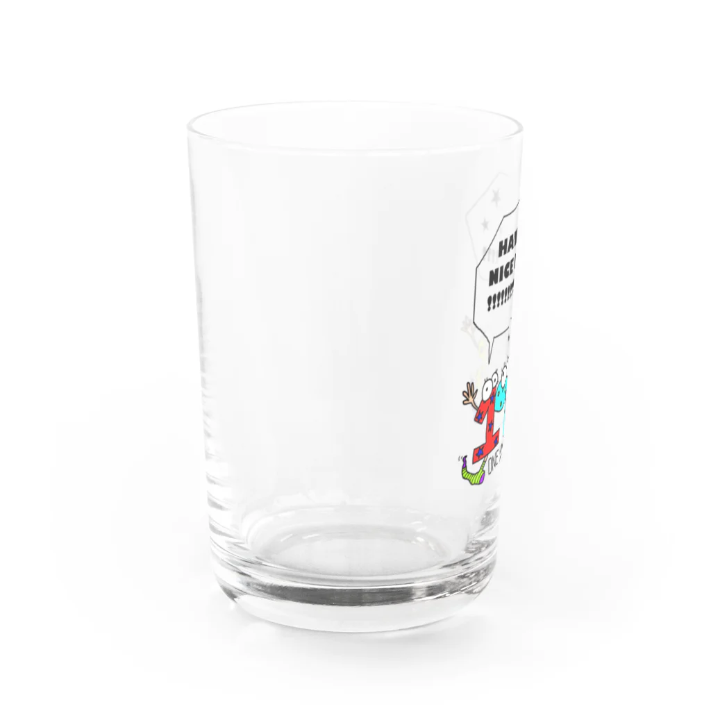 ONE NINE THREE(ワンナインスリー)の193トリオ｢HAVE A NICE DAY!!!｣ Water Glass :left