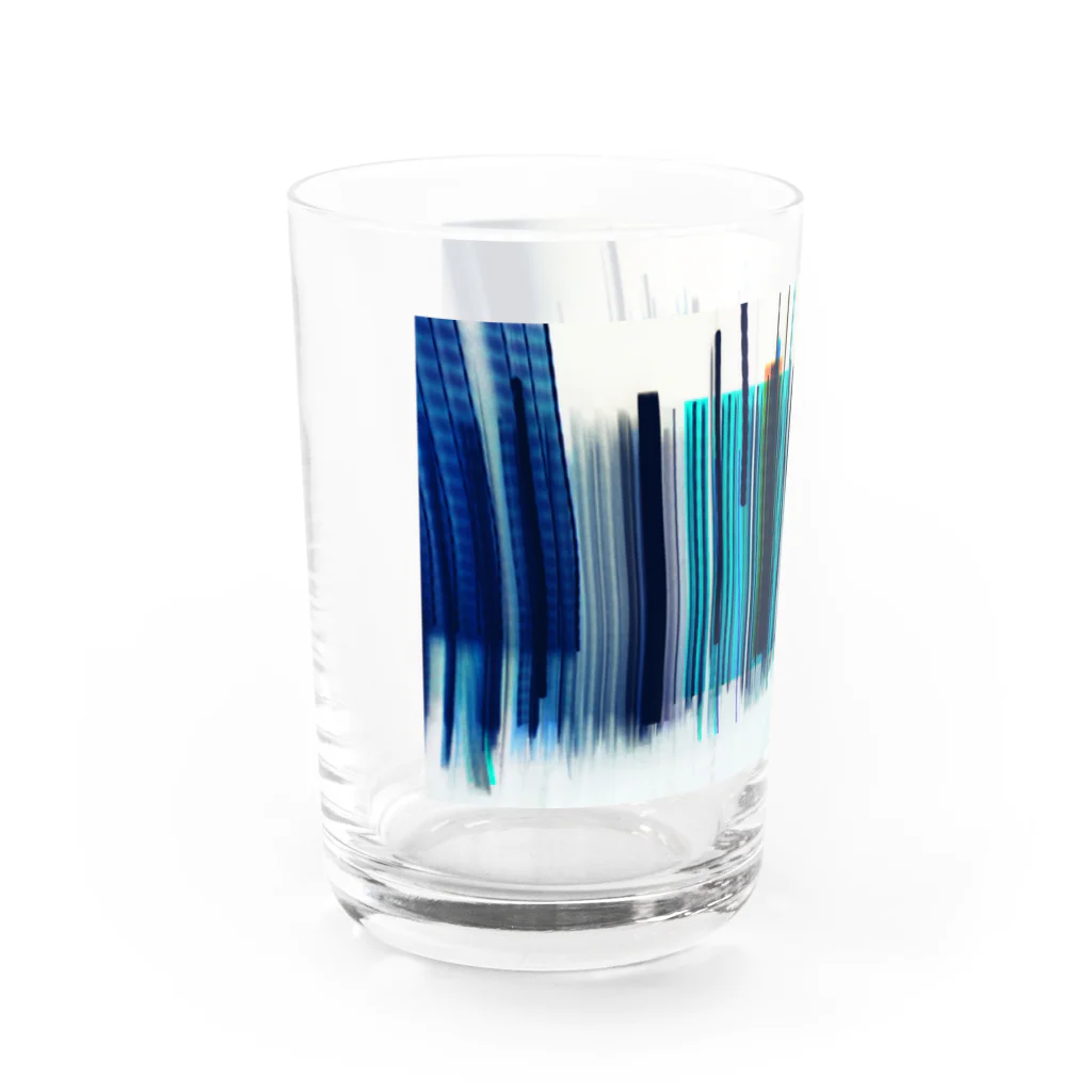 まっぽしらんどのNight Station Water Glass :left