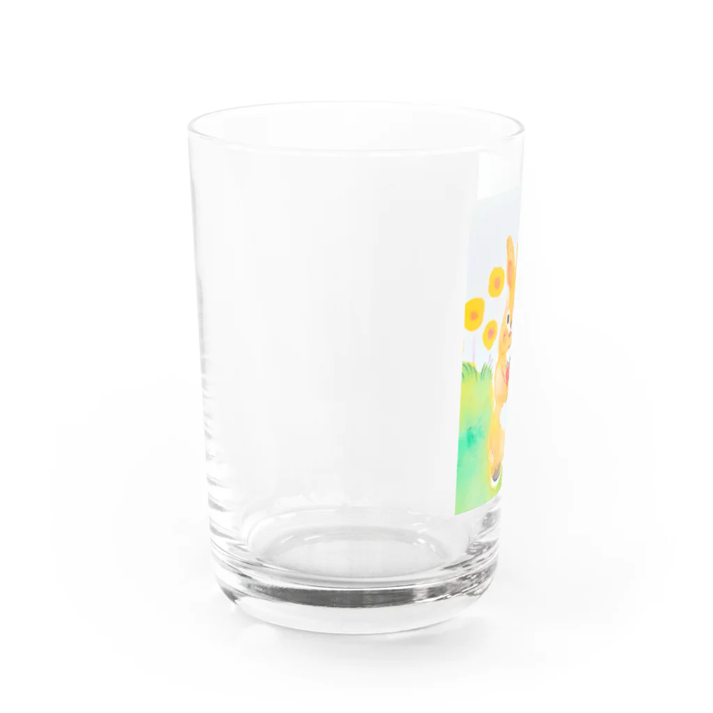 Caramel-choco-bearのRabbi Water Glass :left