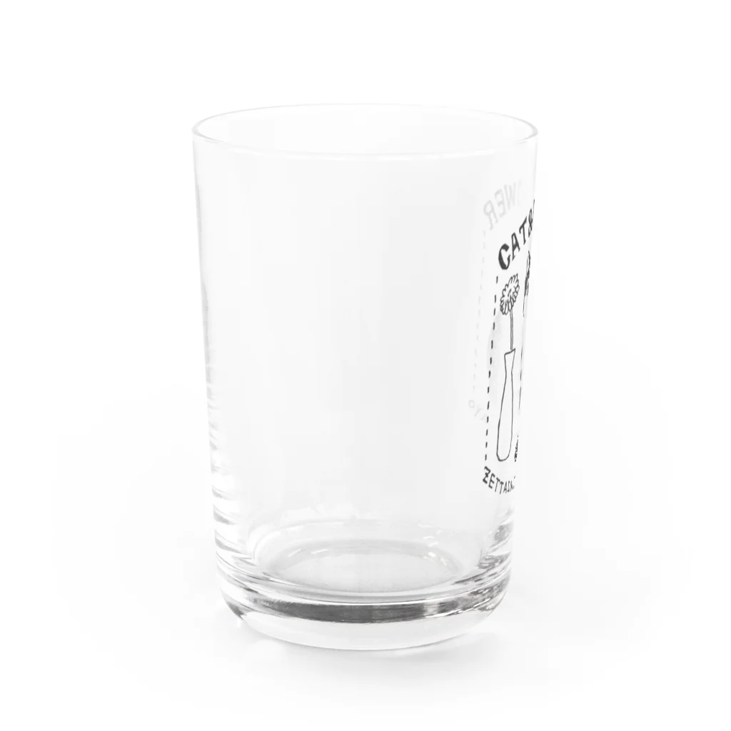 key-DesignのCAT&FLOWER Water Glass :left