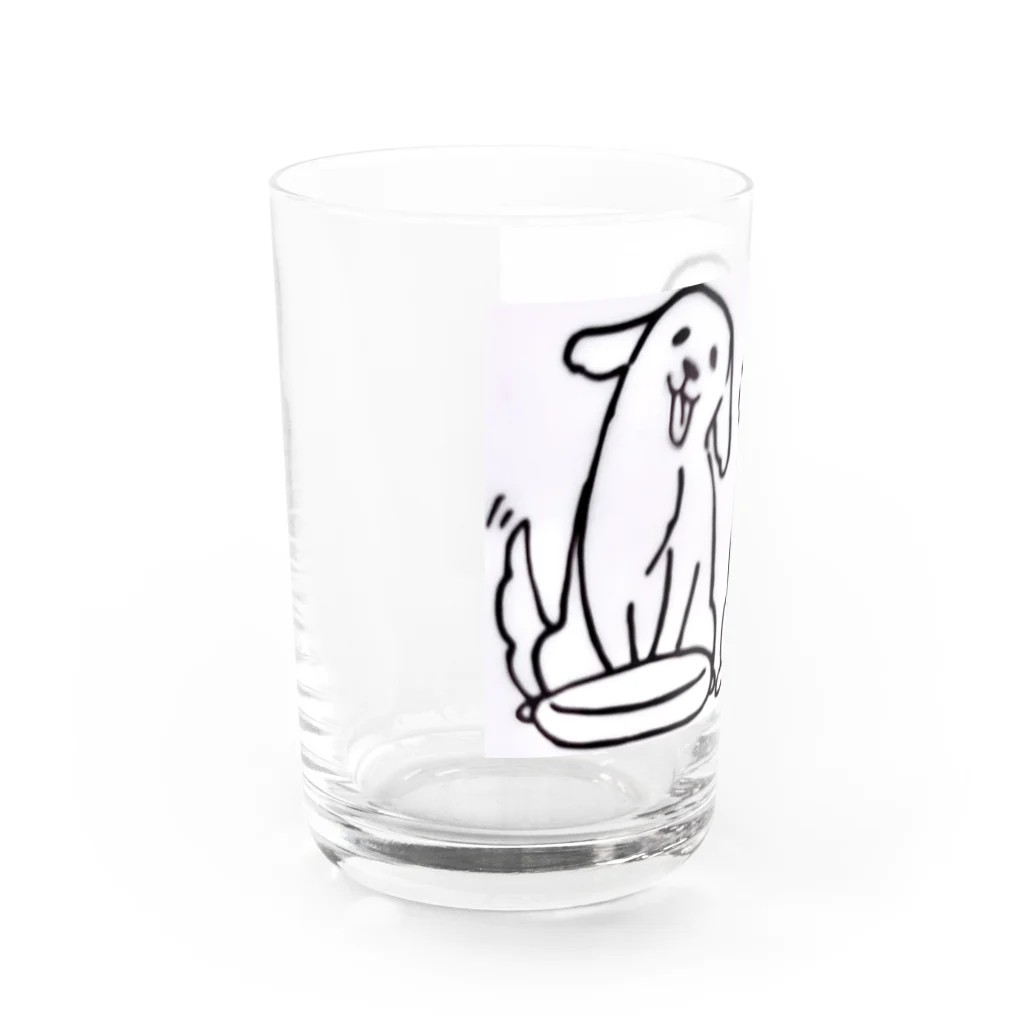 にゃるーずShopの2匹のわんちゃん Water Glass :left