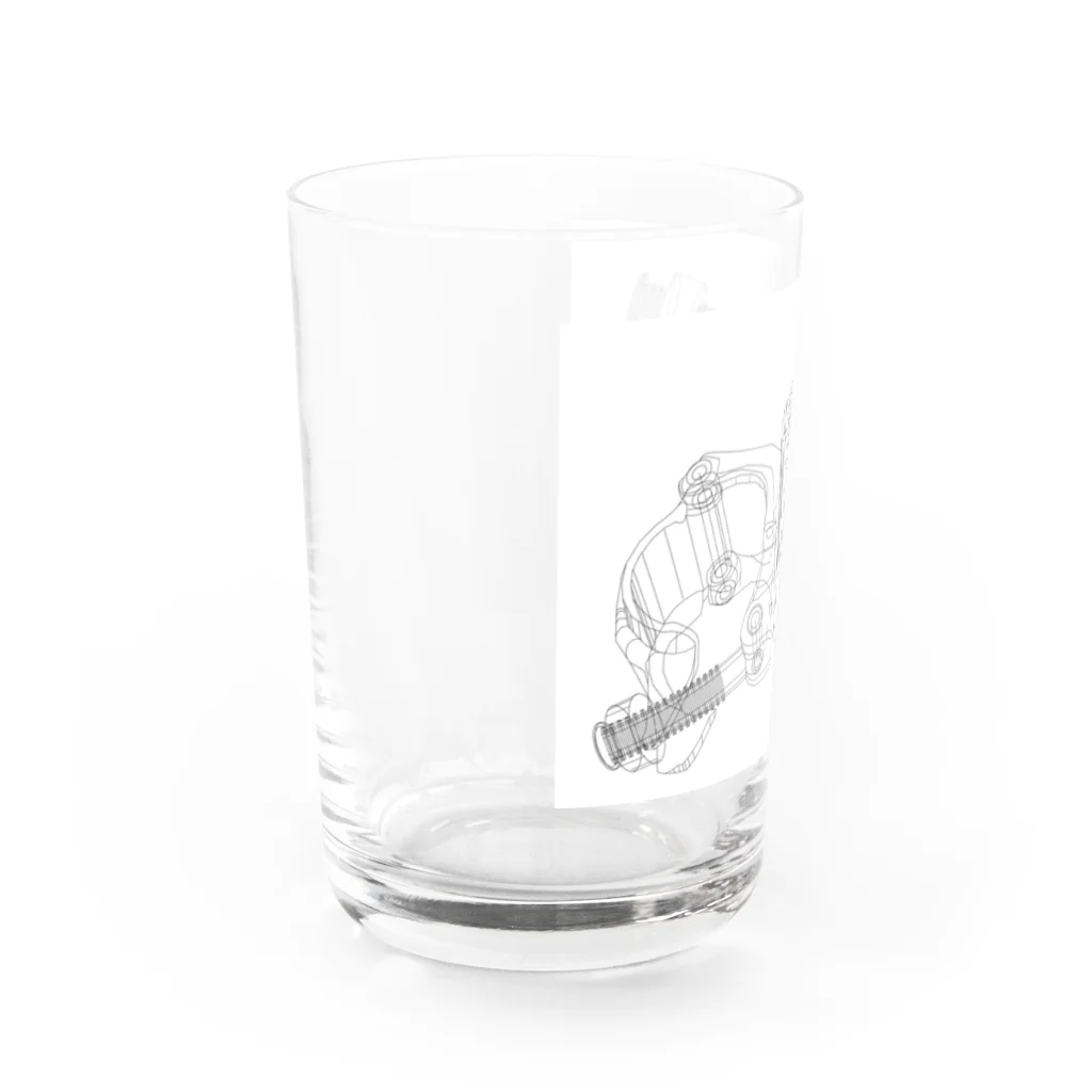 まつこうアーキテクトのしっかりとあなたを支えます Water Glass :left