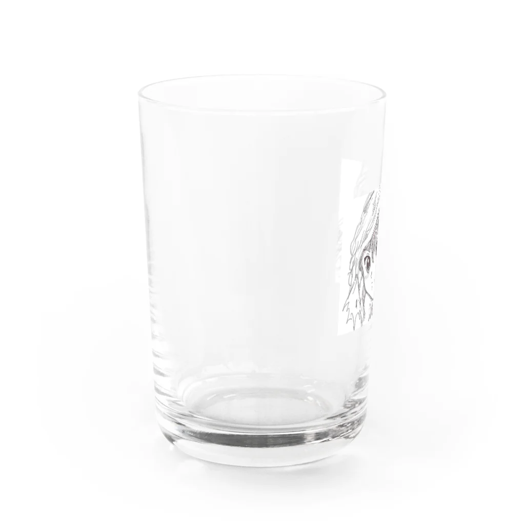 progress⭐️のなめんじゃないよ Water Glass :left