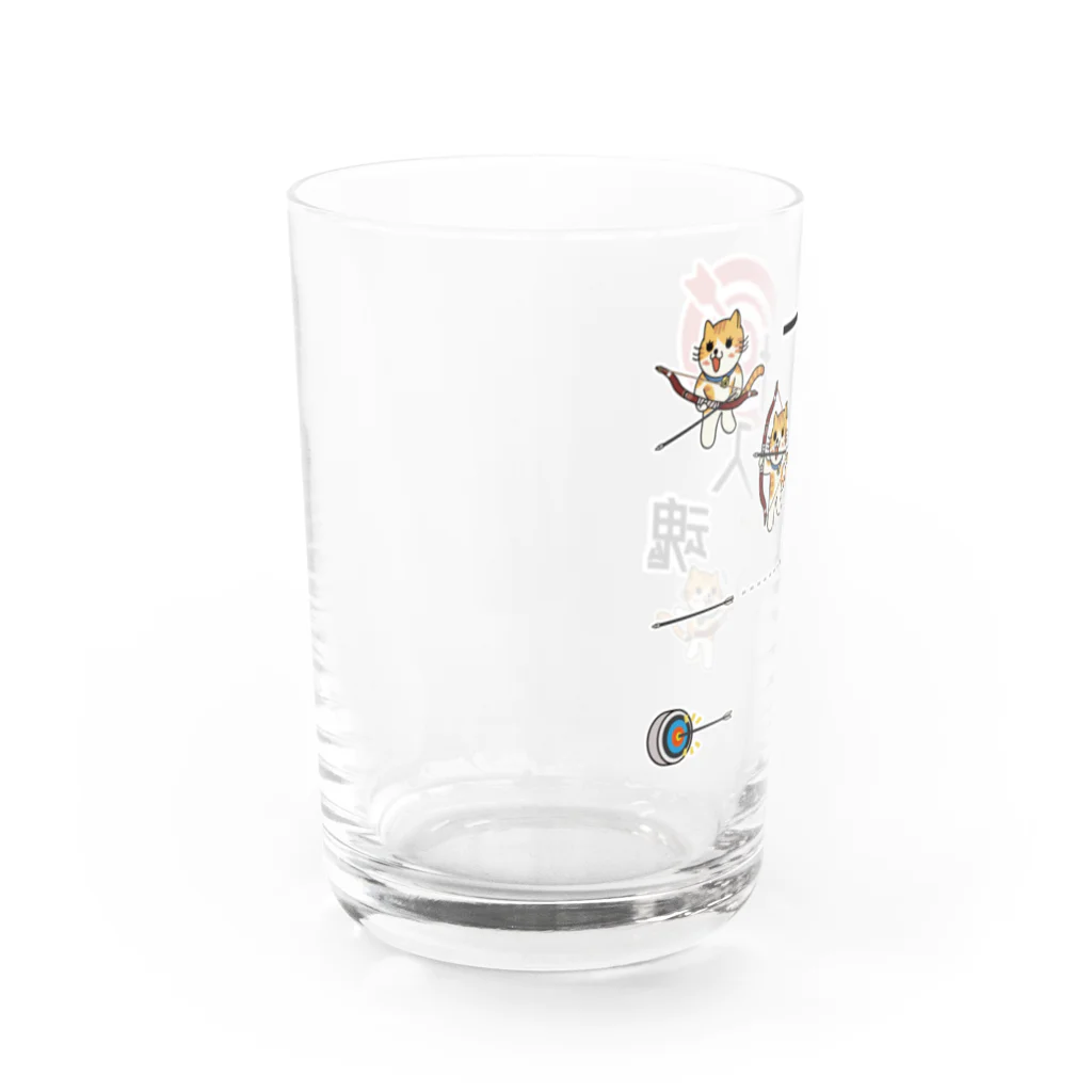 楽猫楽描しげ屋の一射入魂 Water Glass :left