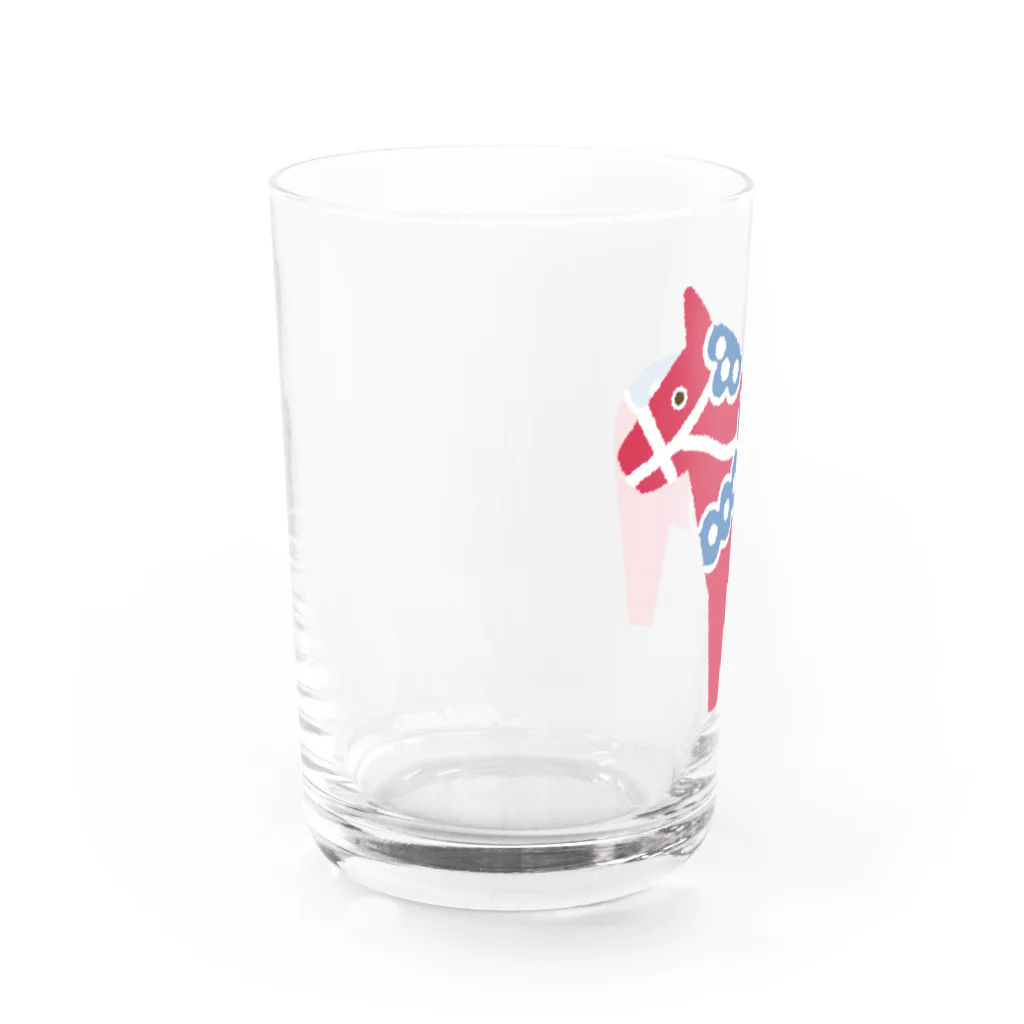 しまめの北欧のお馬さん Water Glass :left