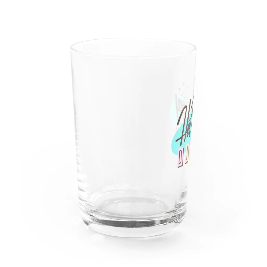 HOT BUNNY のHOT BUNNY ロゴ Water Glass :left