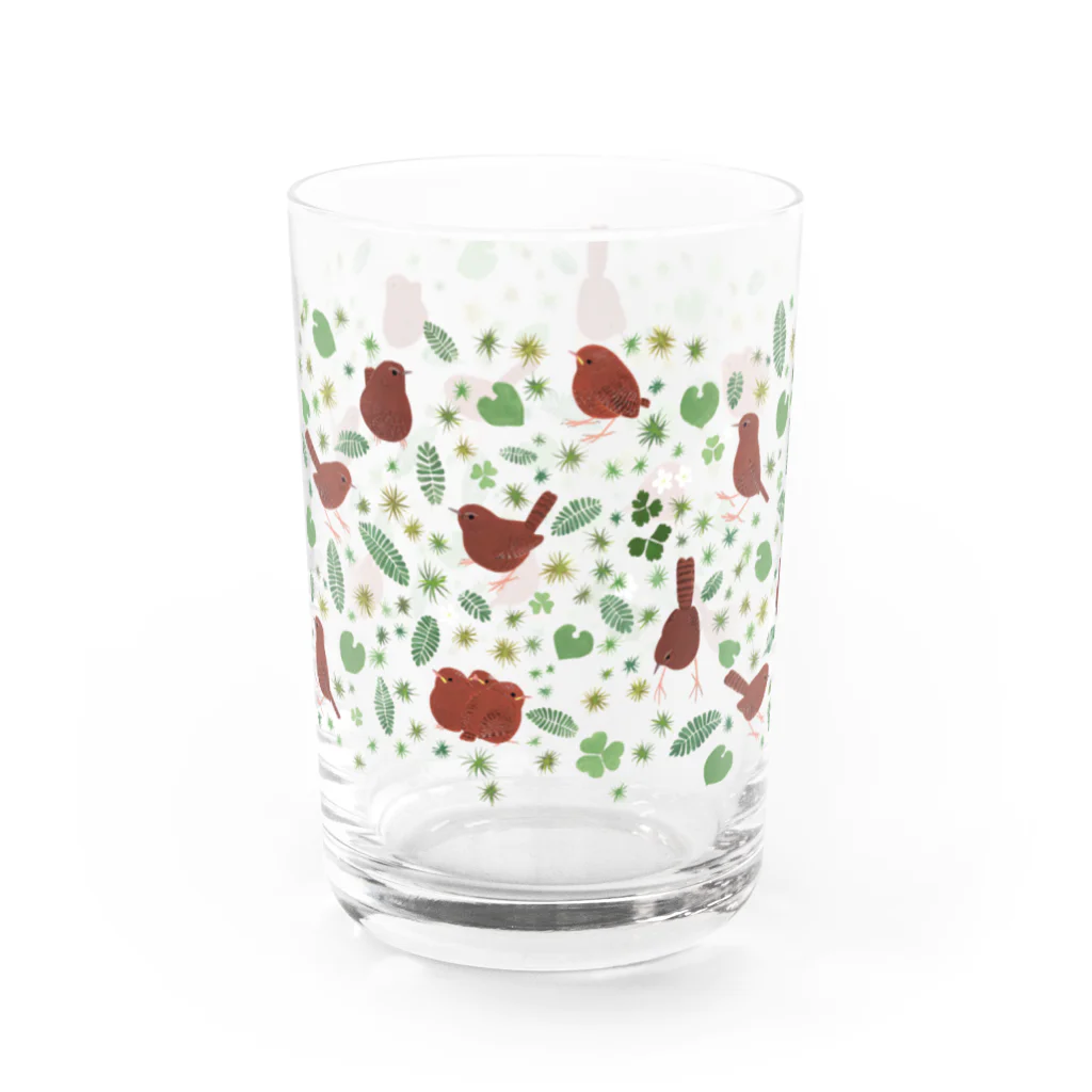 piro piro piccoloのミソサザイ Water Glass :left