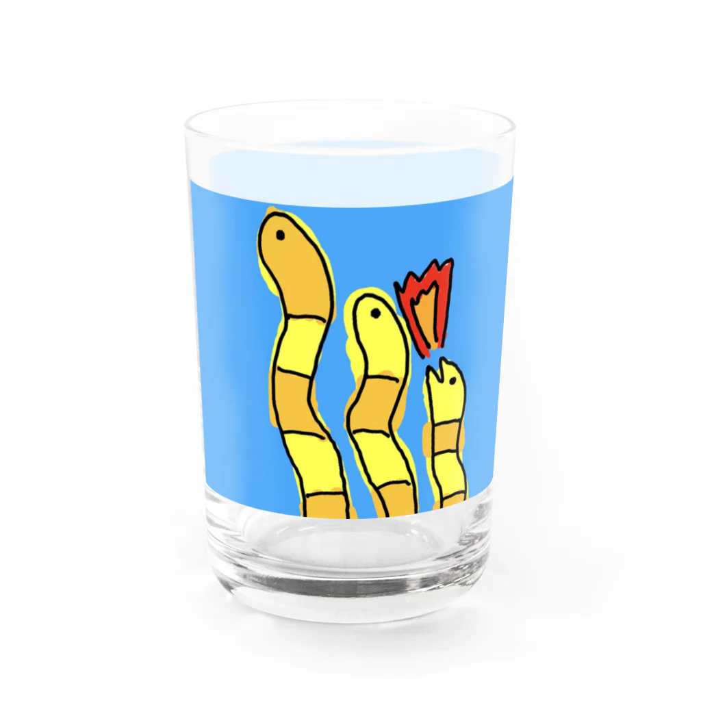 あいちゃんのアタマの中のちんあなどらごん Water Glass :left