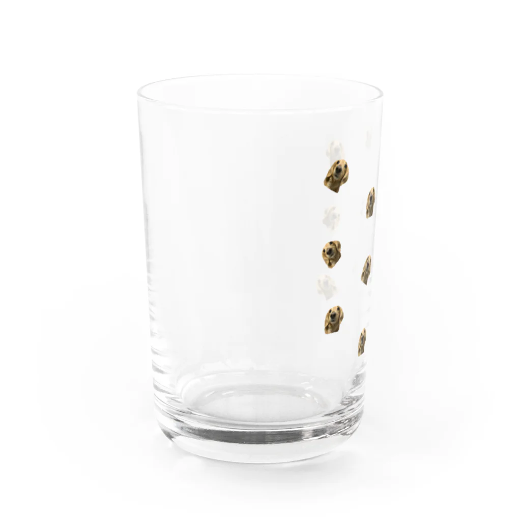 サーフショップのちりちりばめ透け Water Glass :left