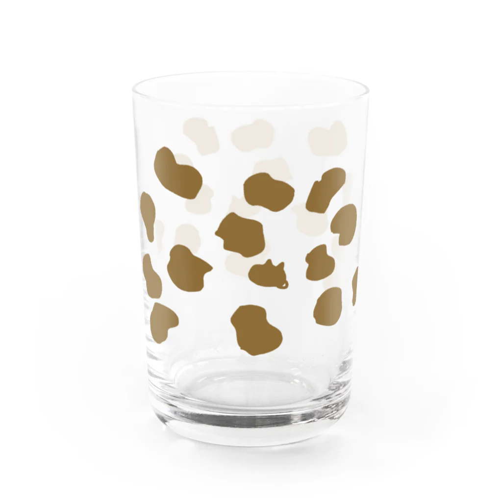 はちおうじ　にっきの牛乳を注ぐとウシになるやつ(コーヒー) Water Glass :left