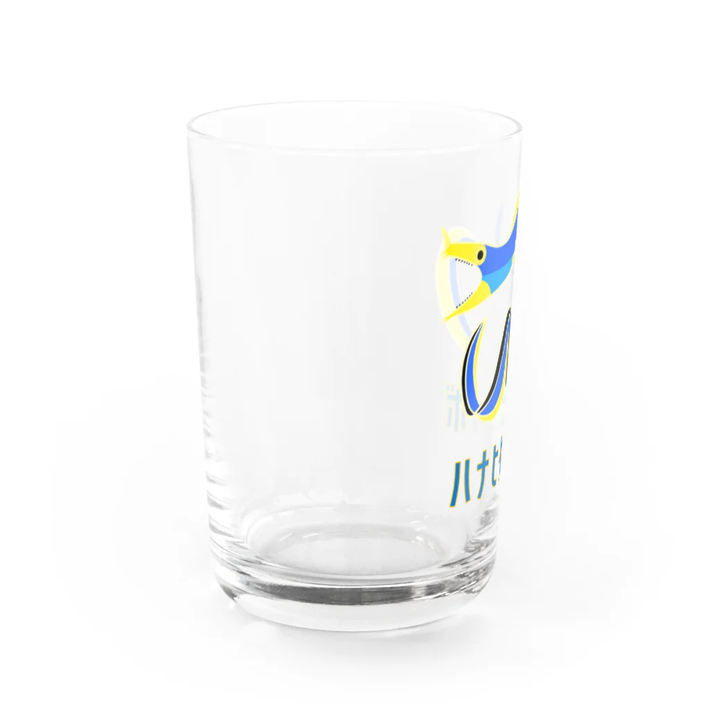 街のいろどりのハナヒゲウツボ Water Glass :left