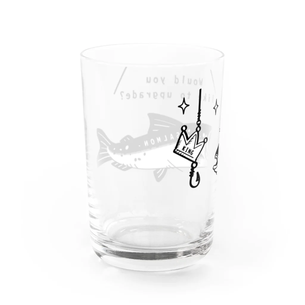 イラスト MONYAAT のCT142　キングサーモンへ Water Glass :left