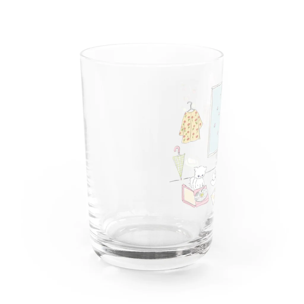 NAPPY ILLUSTRATIONSのおうちグラス Water Glass :left