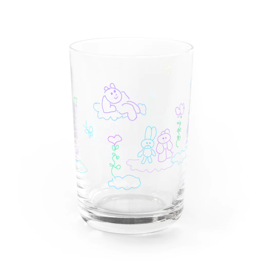 くまきちショップやさんのやすみじかん Water Glass :left