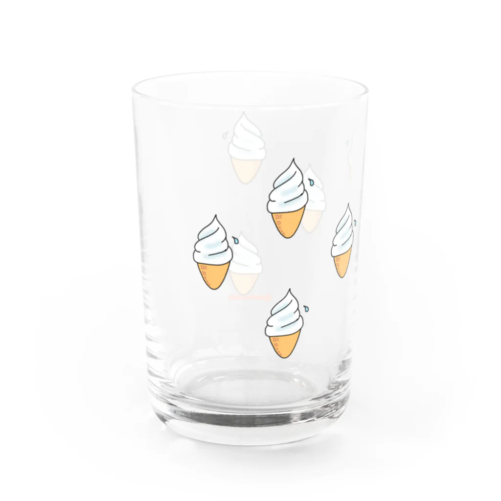 cumincuminのソフトクリーム9個 Water Glass :left