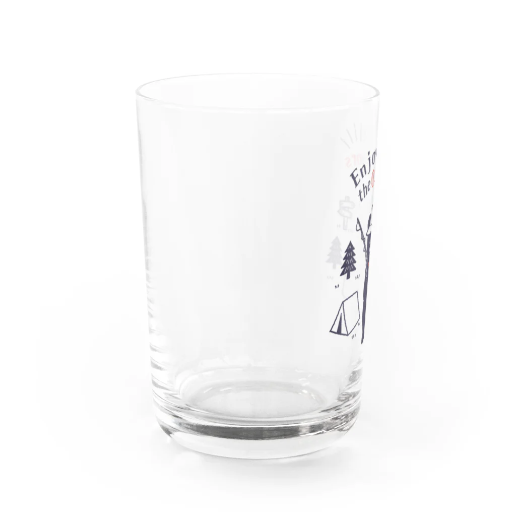 あずき缶のアウトドアベア Water Glass :left