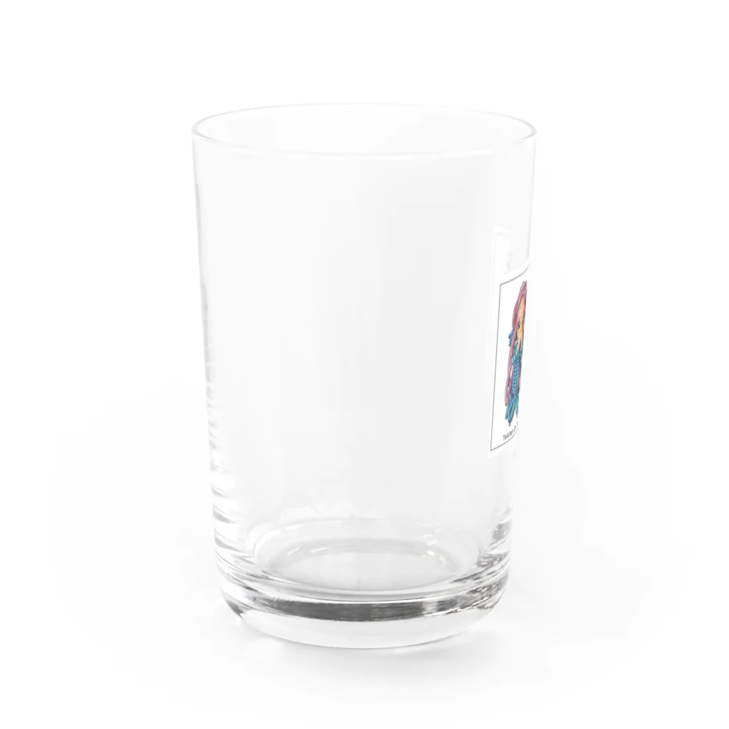 ツイスターズ2021inしまね限定グッズのツイスターズアマビエグッズ Water Glass :left