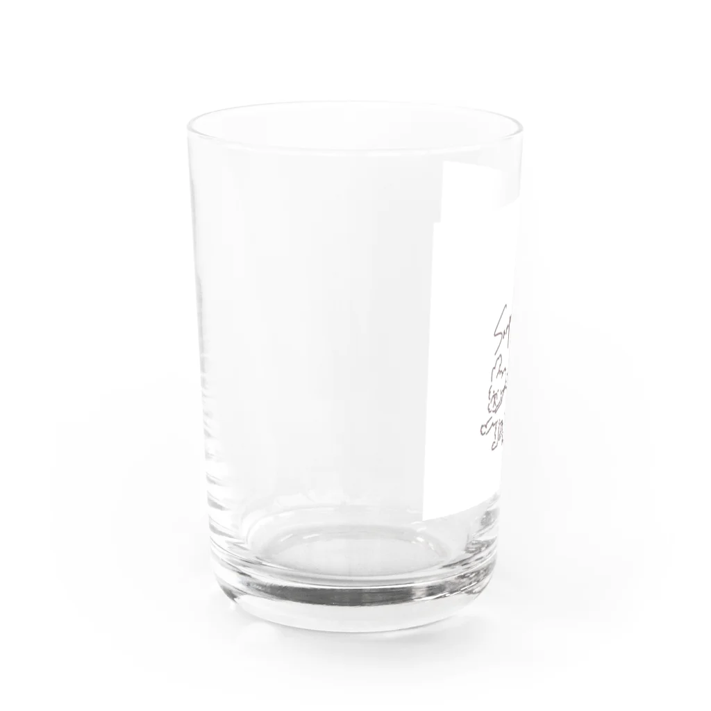 そらのいろのさんぽしてるいぬ Water Glass :left