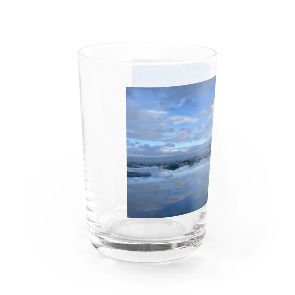takeda-vigoのアイスランド ブレイザメルクルヨークトル氷河 グラス左面