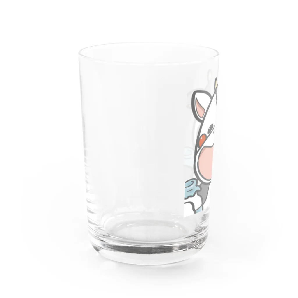 イラスト兄弟のうっしゃー Water Glass :left