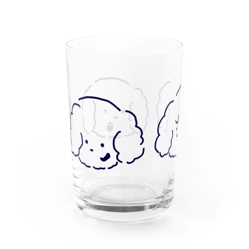 にのにのゆかいなわんこ Water Glass :left