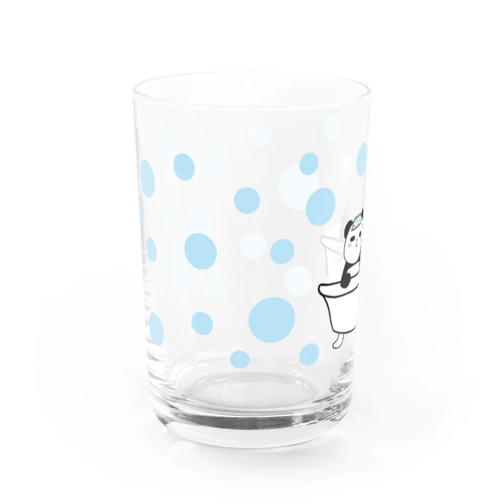 ぱんだ日和のわんことお風呂 Water Glass :left