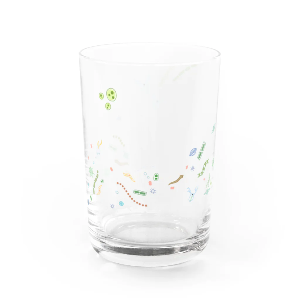 まめうにのプランクトンを飲み干す Water Glass :left