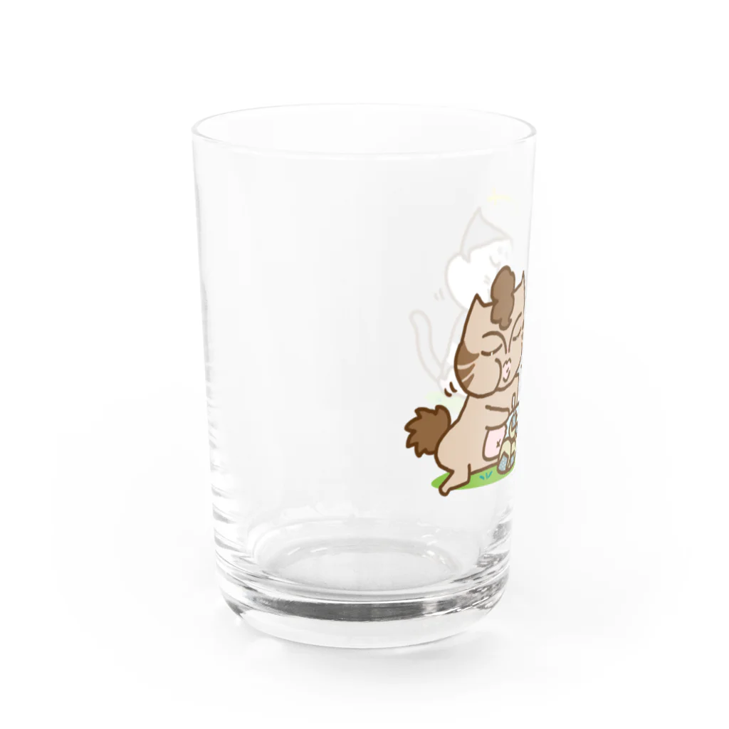 tiMo'sのお悟り猫たちのおやつタイム Water Glass :left