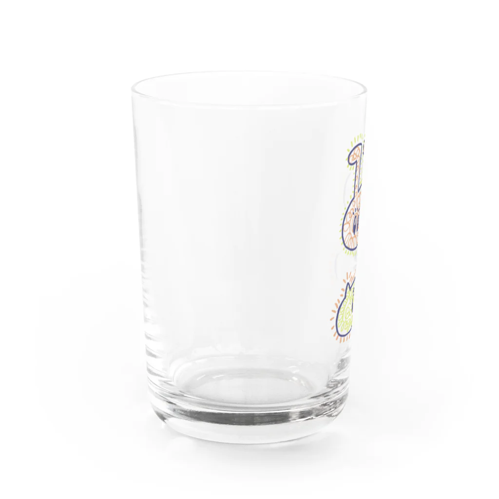 naomao nikkiのnaomao nikki ぐるぐるもじゃもじゃ Water Glass :left