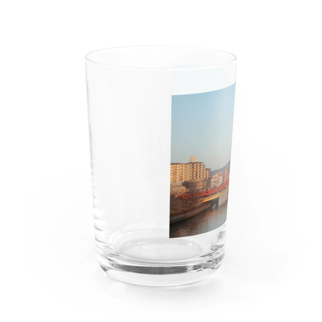 yongyongの赤白煙突とさよなら201系環状線 Water Glass :left