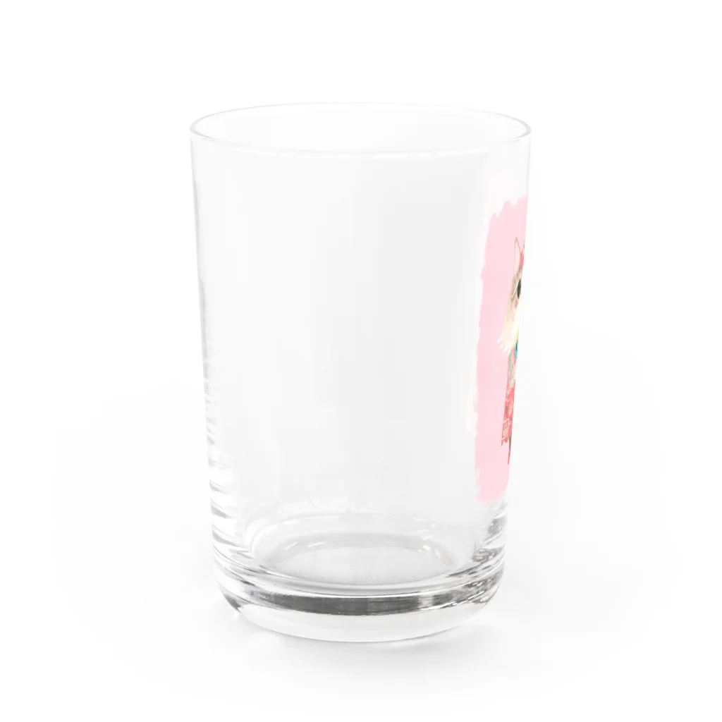 wokasinaiwoのノルウェイジャンズルナ Water Glass :left