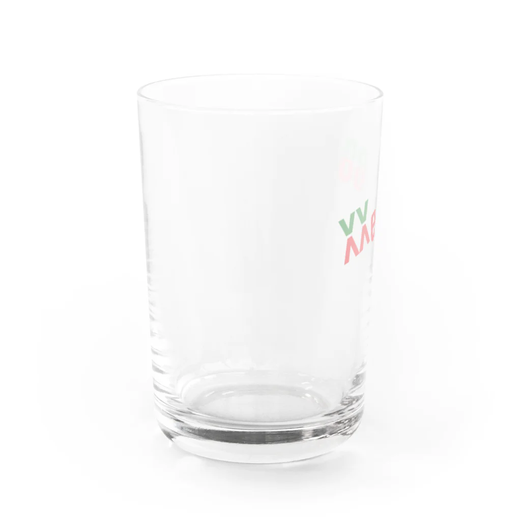 I LOVE YOU STORE by Hearkoのよく見ると Me too（パステル） Water Glass :left