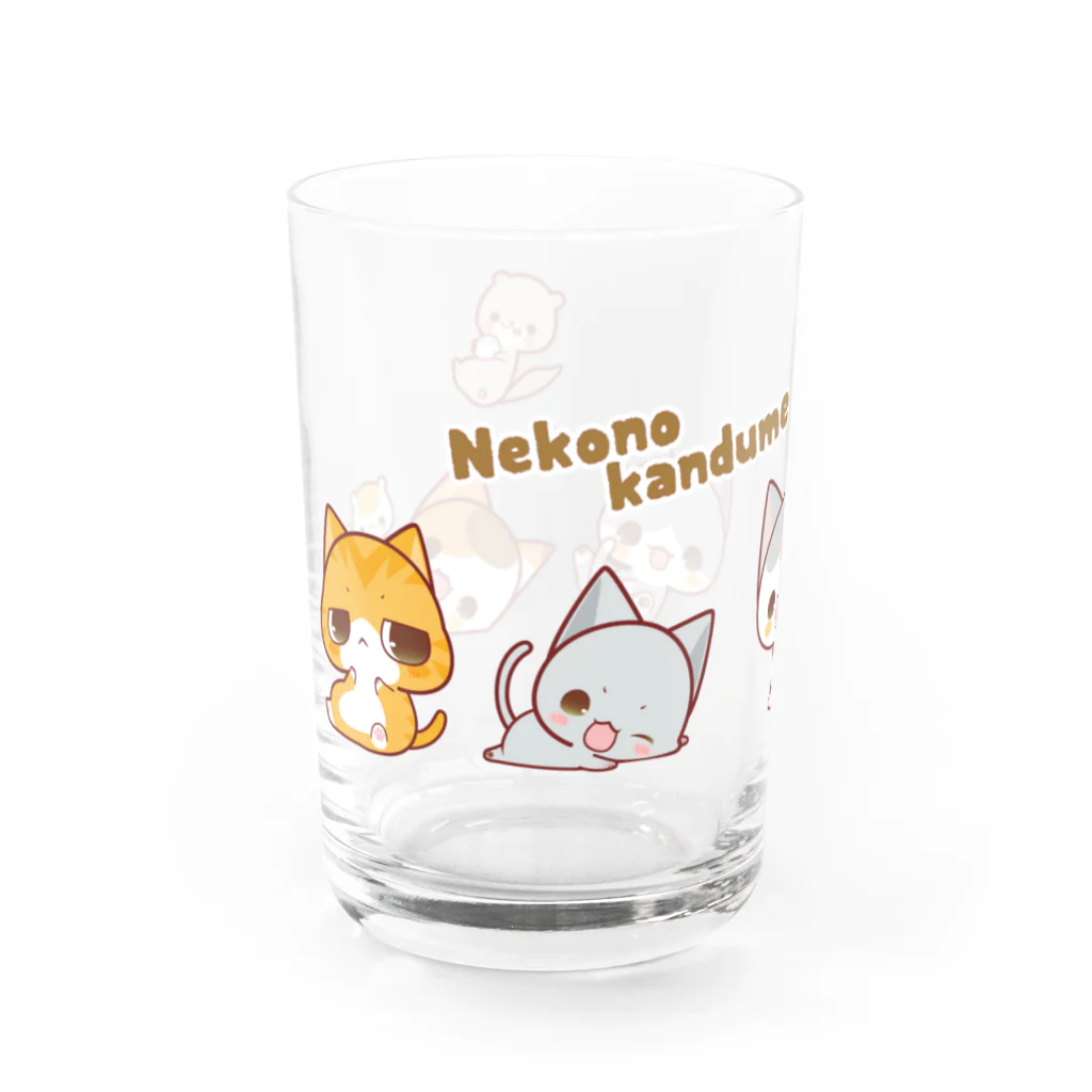 aska/ねこのかんづめのにゃんこたち Water Glass :left