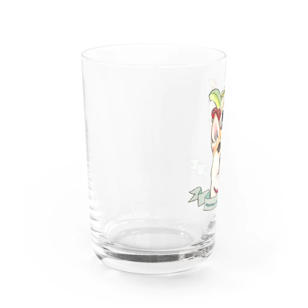 アトリエ　トトのプリンアラモードなトト Water Glass :left