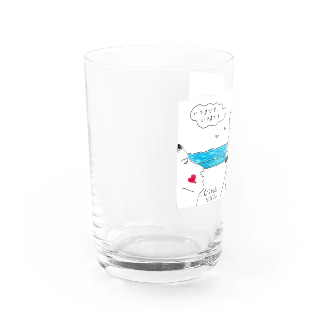 西古蓮屋の瀬波海岸　グラス　オリジナル・バージョン Water Glass :left