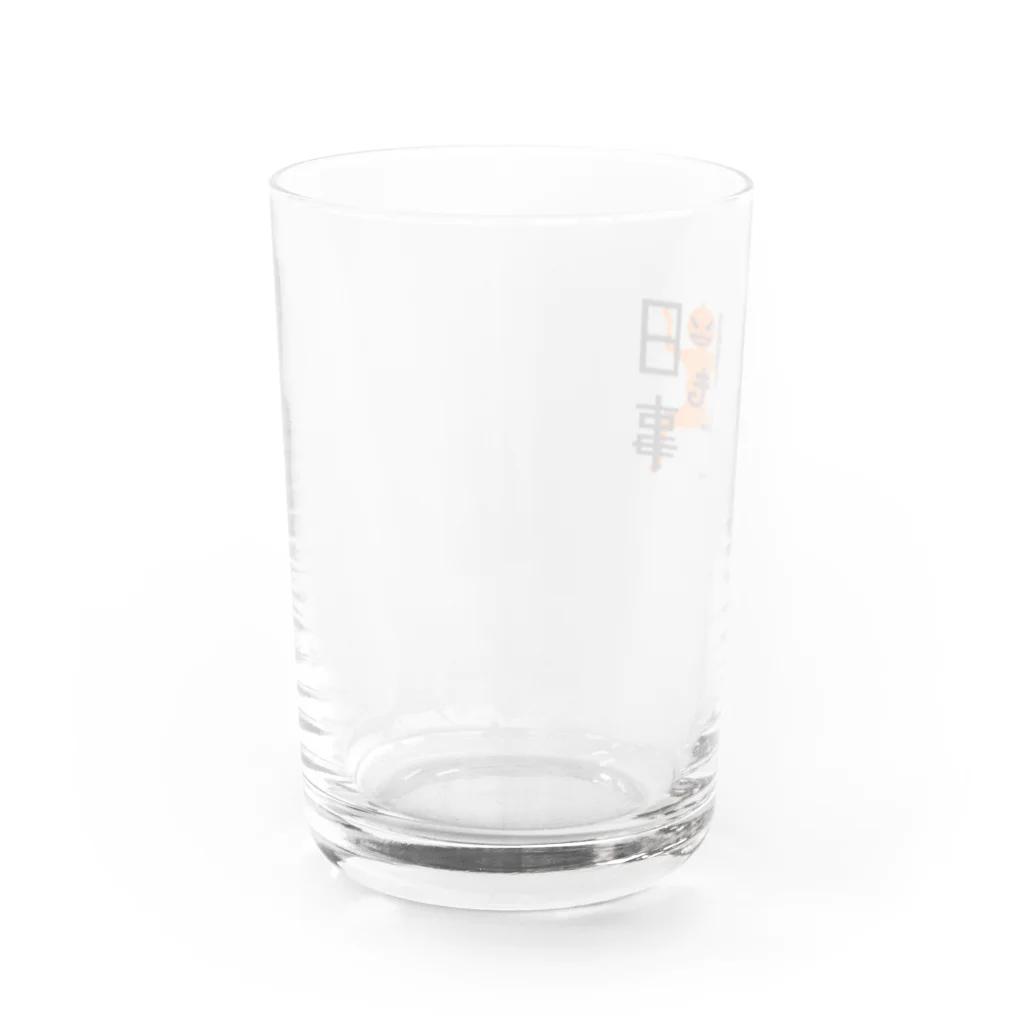 明日も仕事の明日も仕事　GTAＶｸﾙｰﾛｺﾞ Water Glass :left