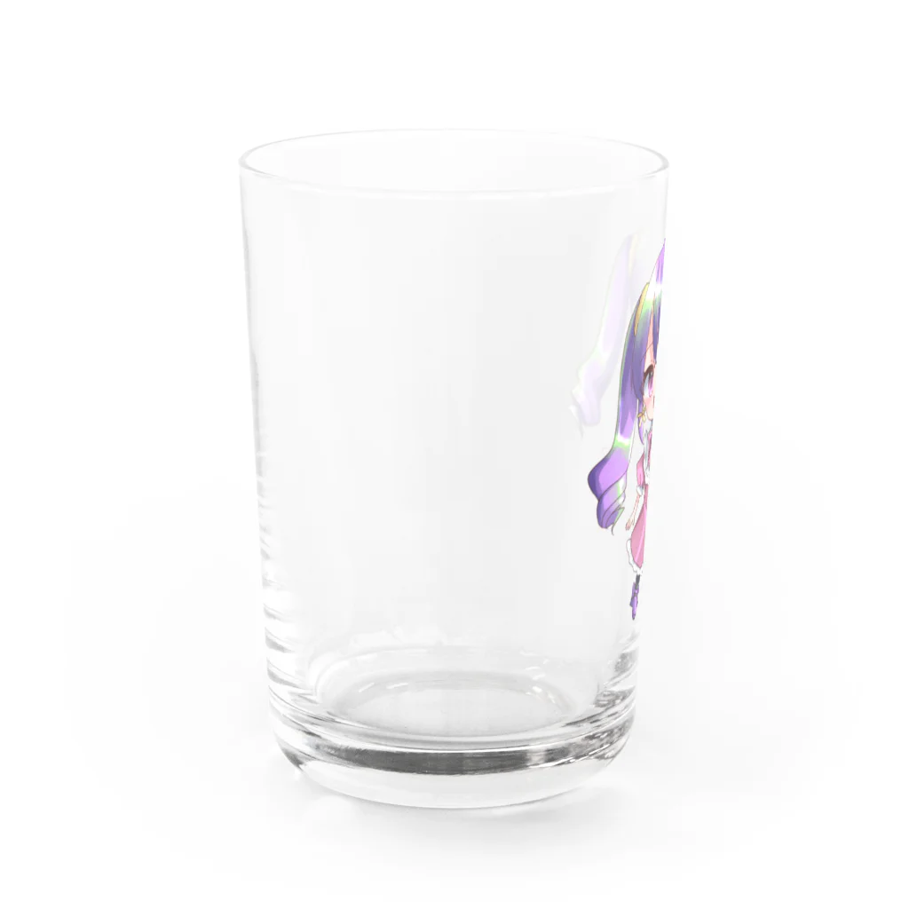 雨水ふみのすみれちゃん Water Glass :left