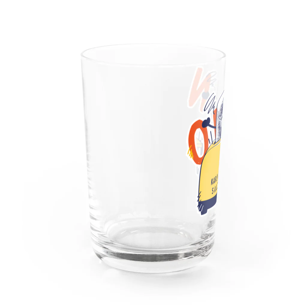 イラスト MONYAAT のカリカリサロンE Water Glass :left