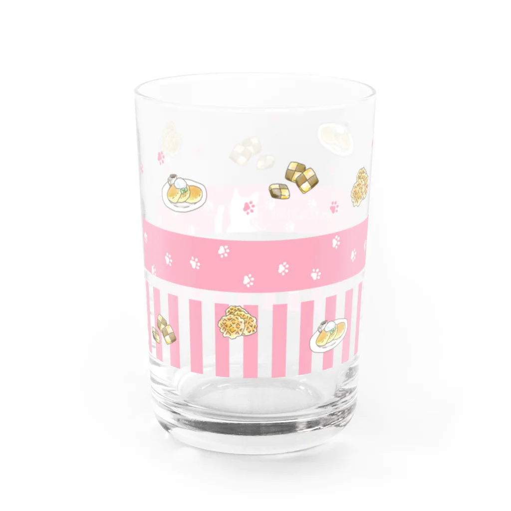 yoshiikanのティータイム(ピンク) Water Glass :left