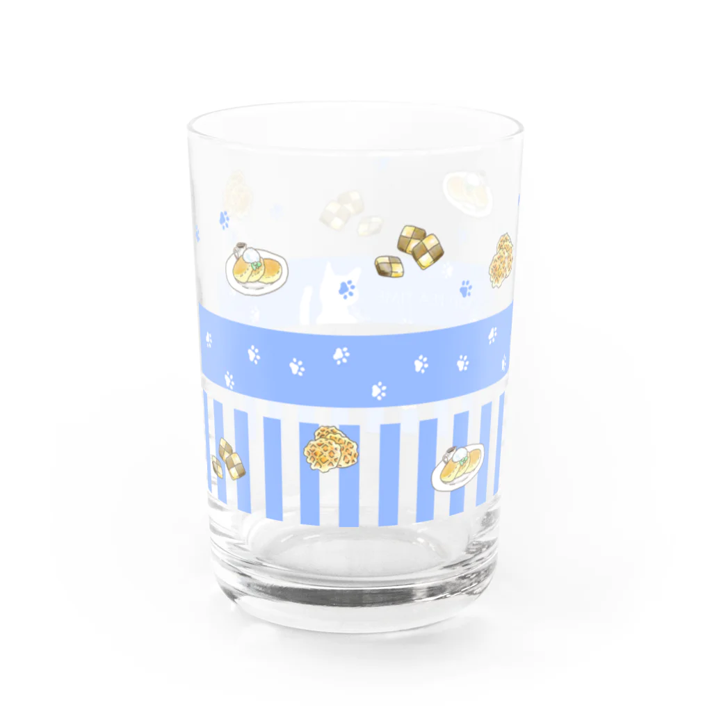 yoshiikanのティータイム(水色) Water Glass :left