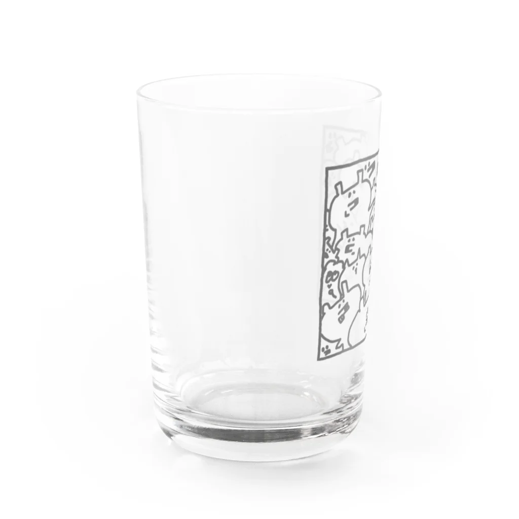 どうぶつえんの密わんこ Water Glass :left