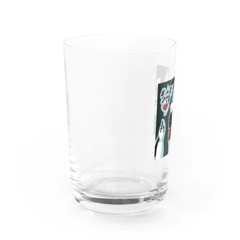 さんごまるの三五丸ドキドキ Water Glass :left