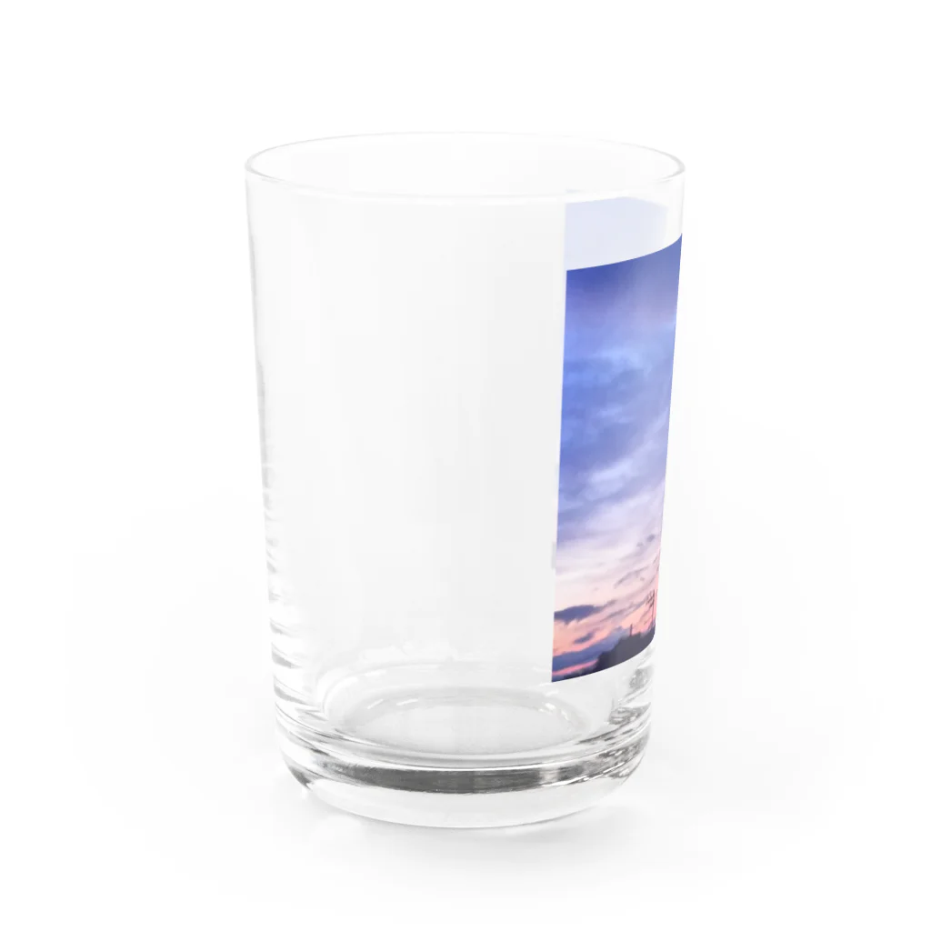 そらのおみせやさんの東雲の空 Water Glass :left