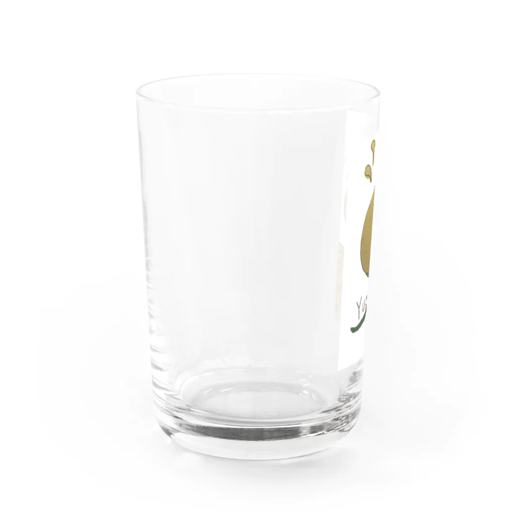 フラフラワーのムズムズ Water Glass :left